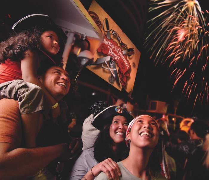 Disney Cruise Line Exterior Family at Pirates of the Caribbean Party.jpg